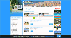 Desktop Screenshot of camping-romagna.com